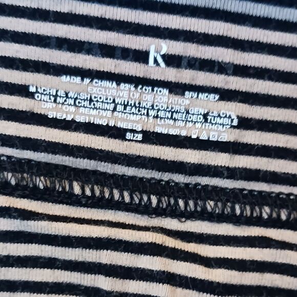 Lauren Ralph Lauren Striped Racerback Dress with Shelf Bra and Lace Trim XSMALL - Picture 5 of 11